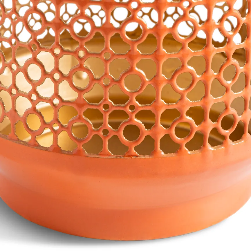 Laterne apricot-gold detail