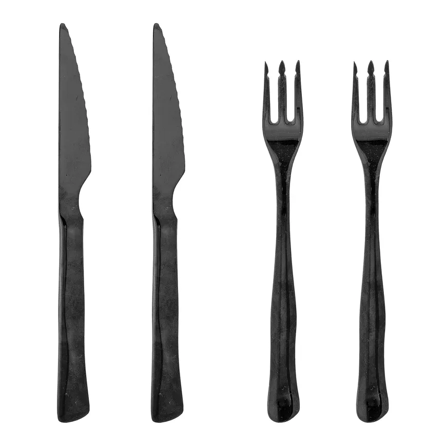 Steakbesteck "Ollin" schwarz hauptaufnahme