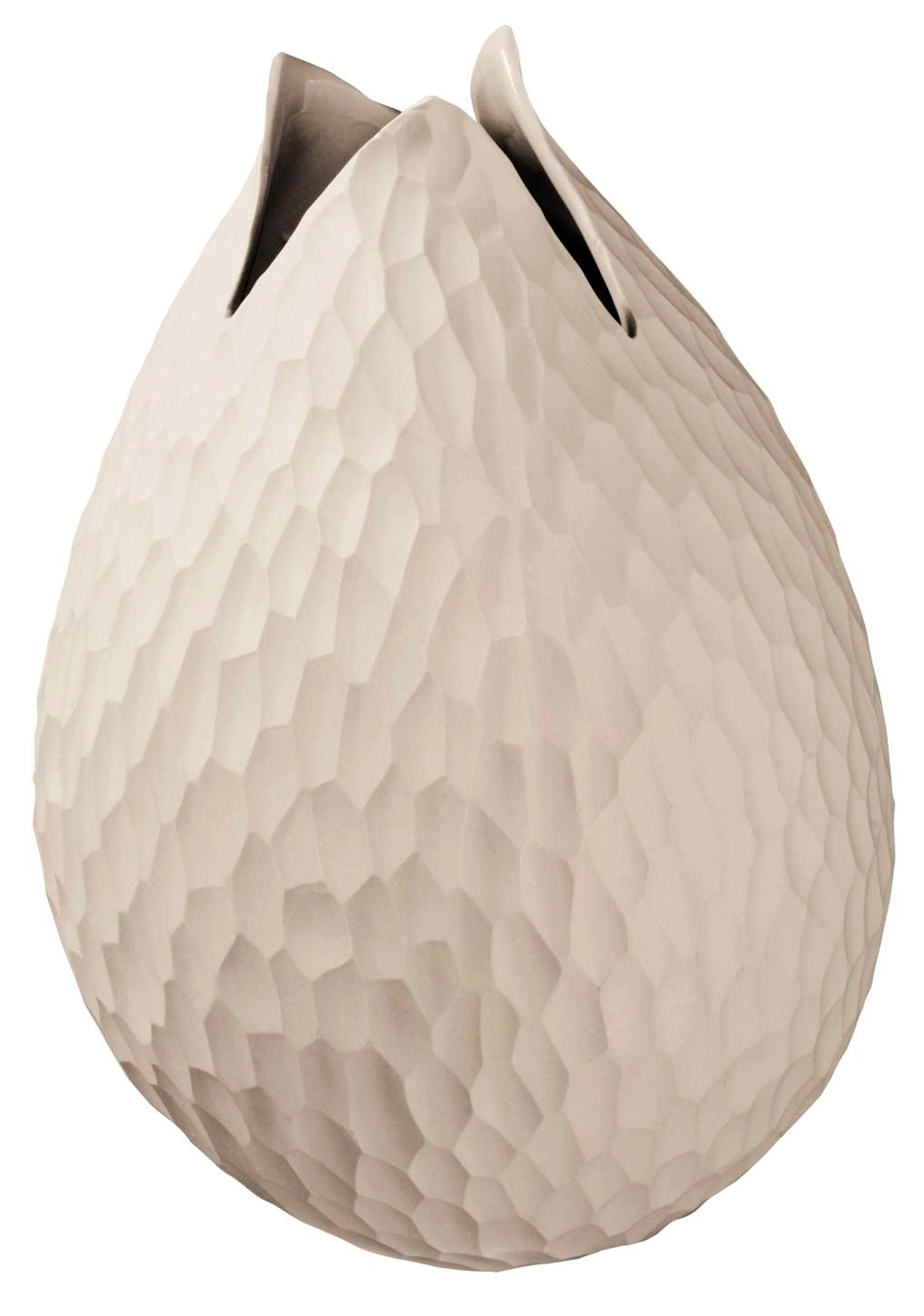 Vase Yoko mit Relief 22 cm
