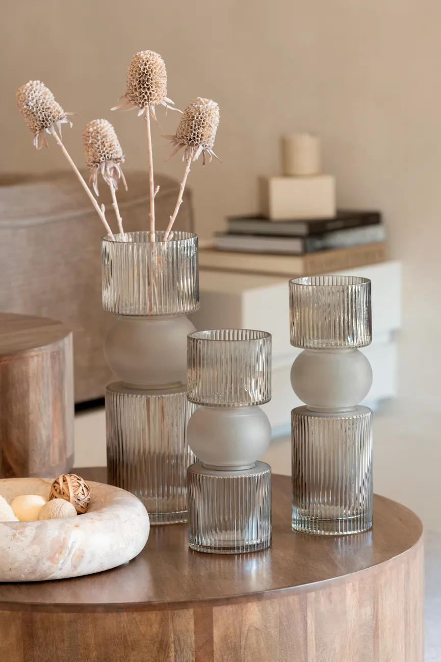 Vase "Bonbon" M grau milieu