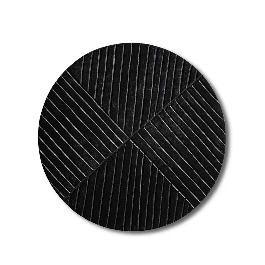 Wanddeko M rund schwarz hauptaufnahme