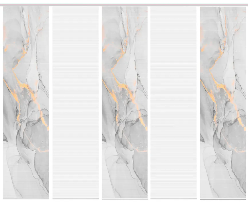Schiebewand 5-er Set Marmosa hauptaufnahme