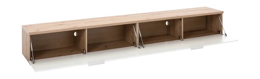 TV-Lowboard mit 2 Klappen detail