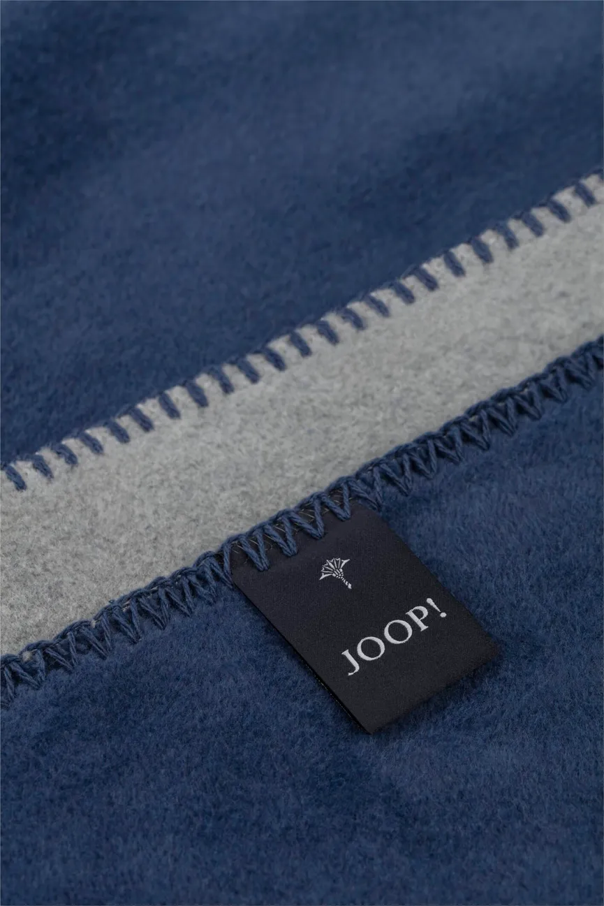 Decke JOOP! UNI-DF silb.-navy detail