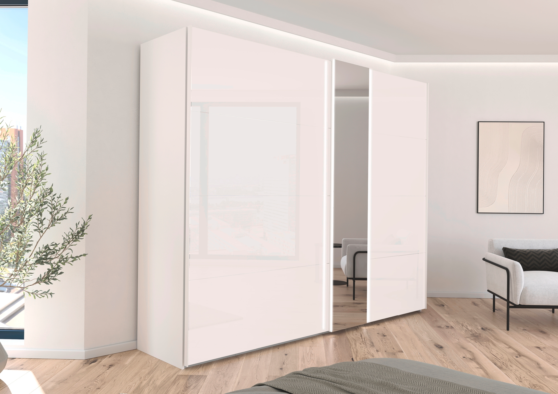 Schwebetürenschrank