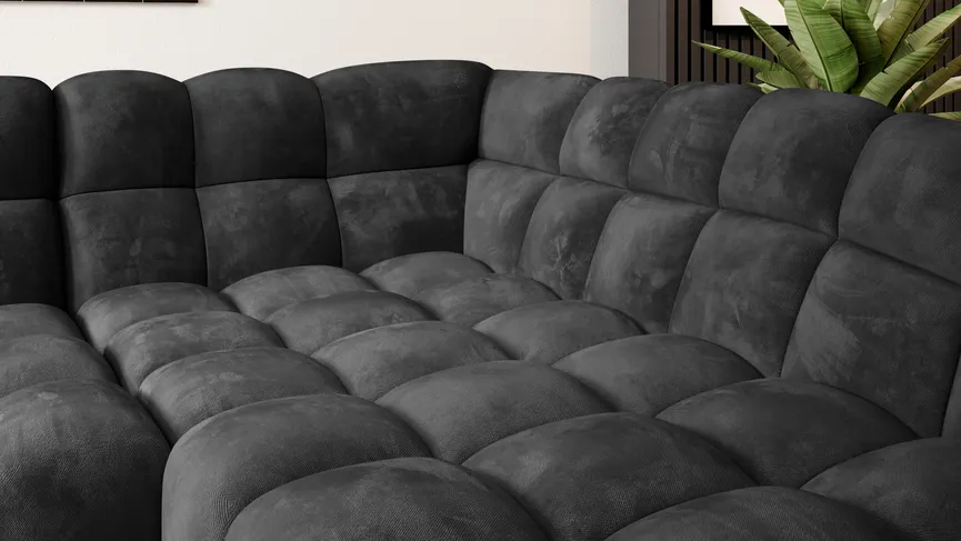 Ecksofa motorisch detail