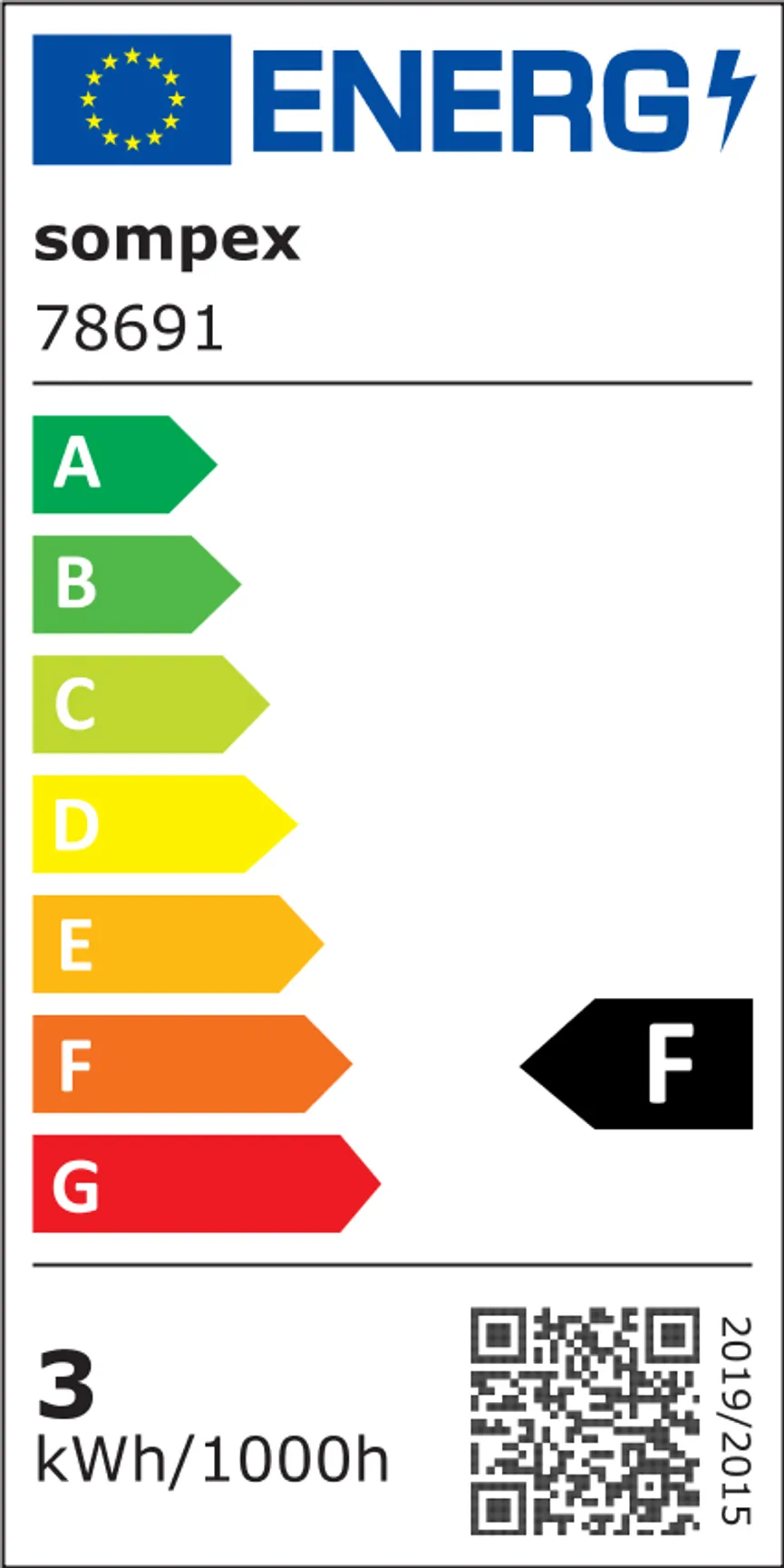 Akku-Tischleuchte "Heureca" energielabel