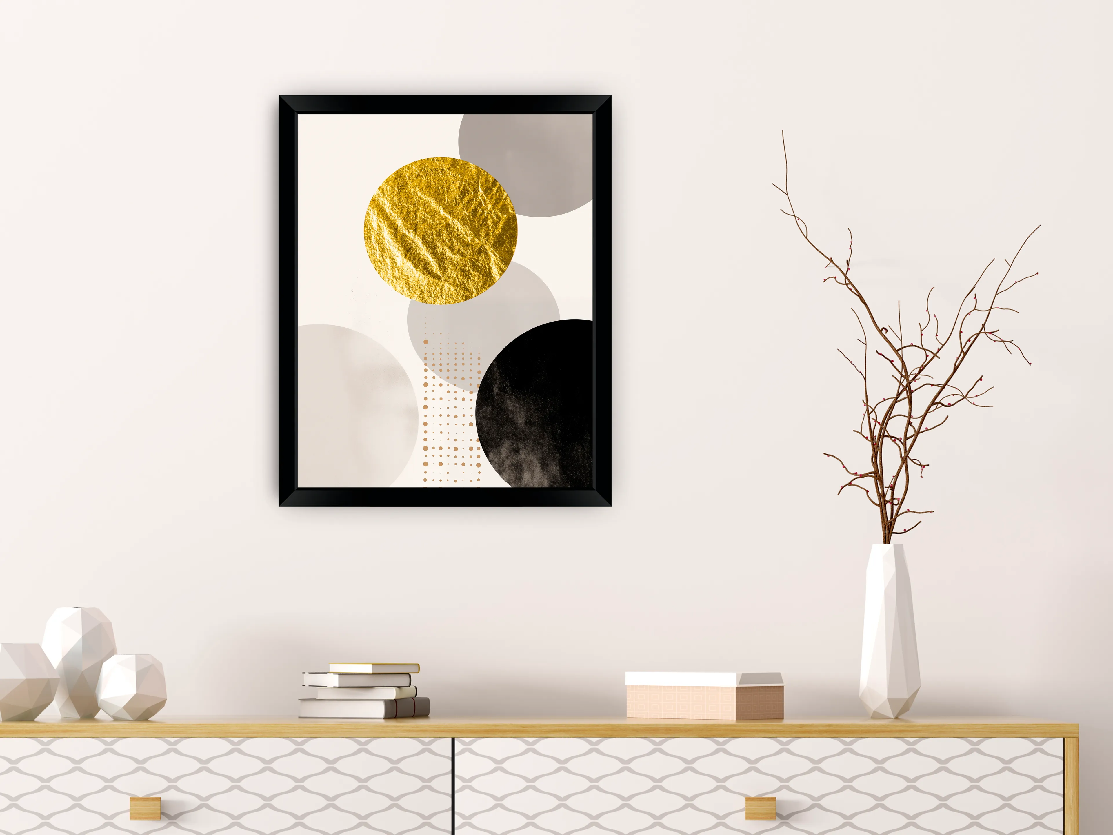 Wandbild 40 x 50 cm Circles II
