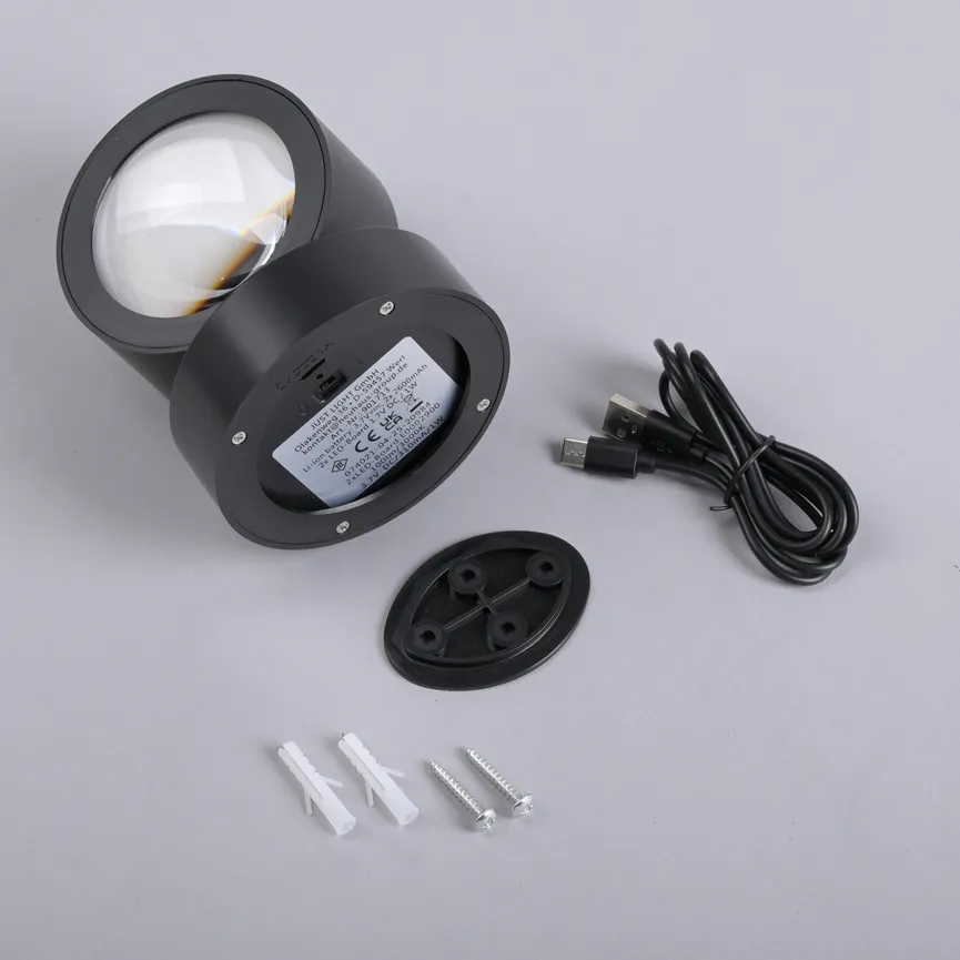 Akku-Wandleuchte "Akku-Chia" detail