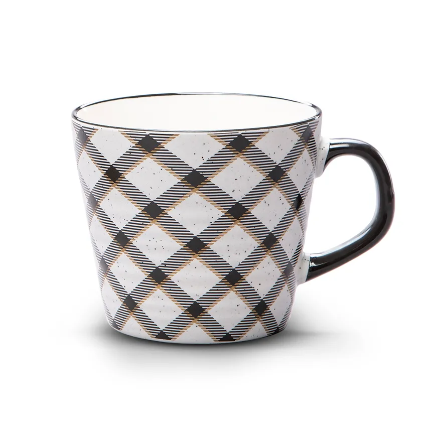 Becher "Karomuster" 420 ml detail