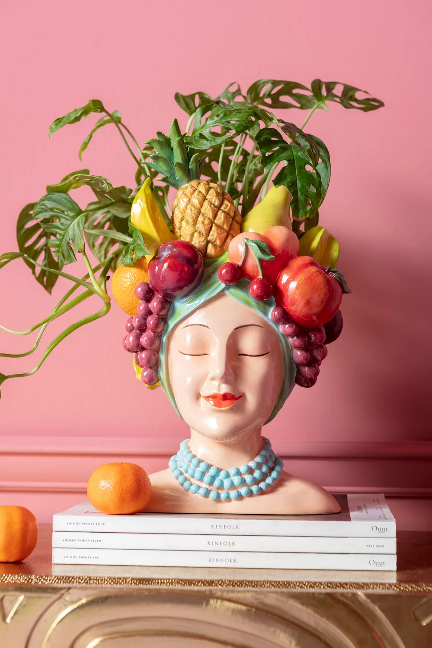 Vase "Fruity" Früchte milieu