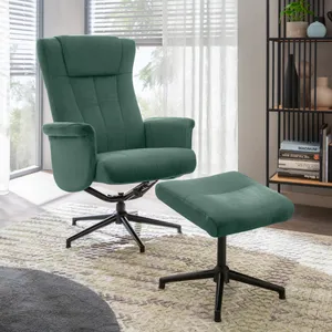 Sessel mit Hocker