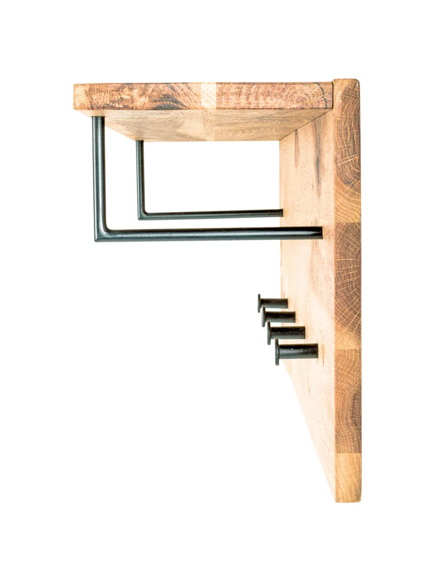 Wandgarderobe detail