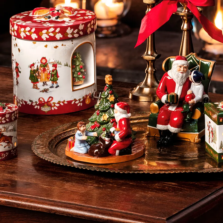 Windlicht "Christmas Toys" milieu