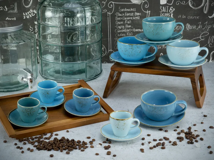 Espressotassen-Set "Aqua" milieu