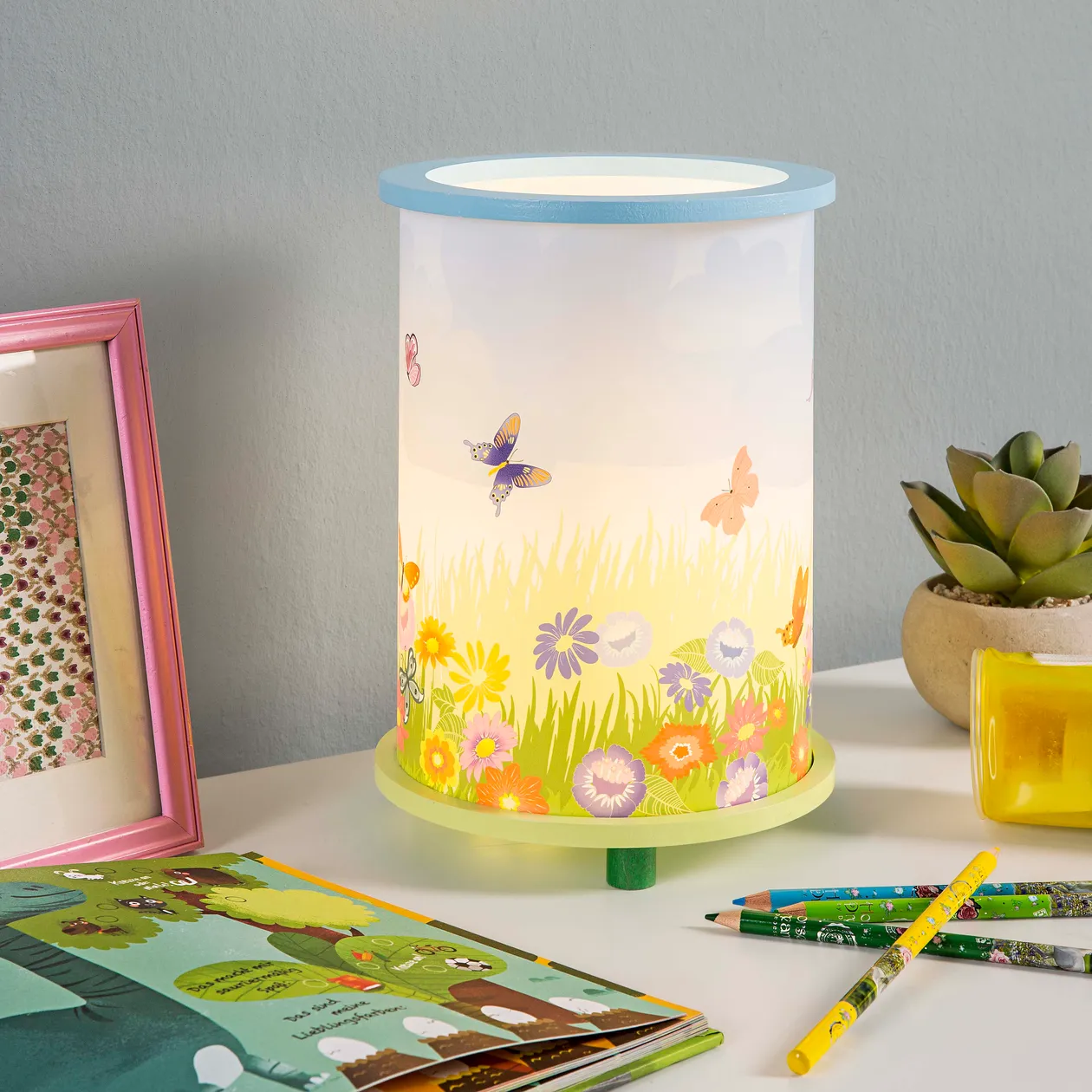 Kinderlampe Blumenwiese