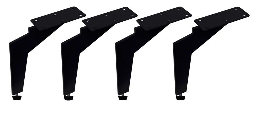 Füße-Set schwarzgrau detail