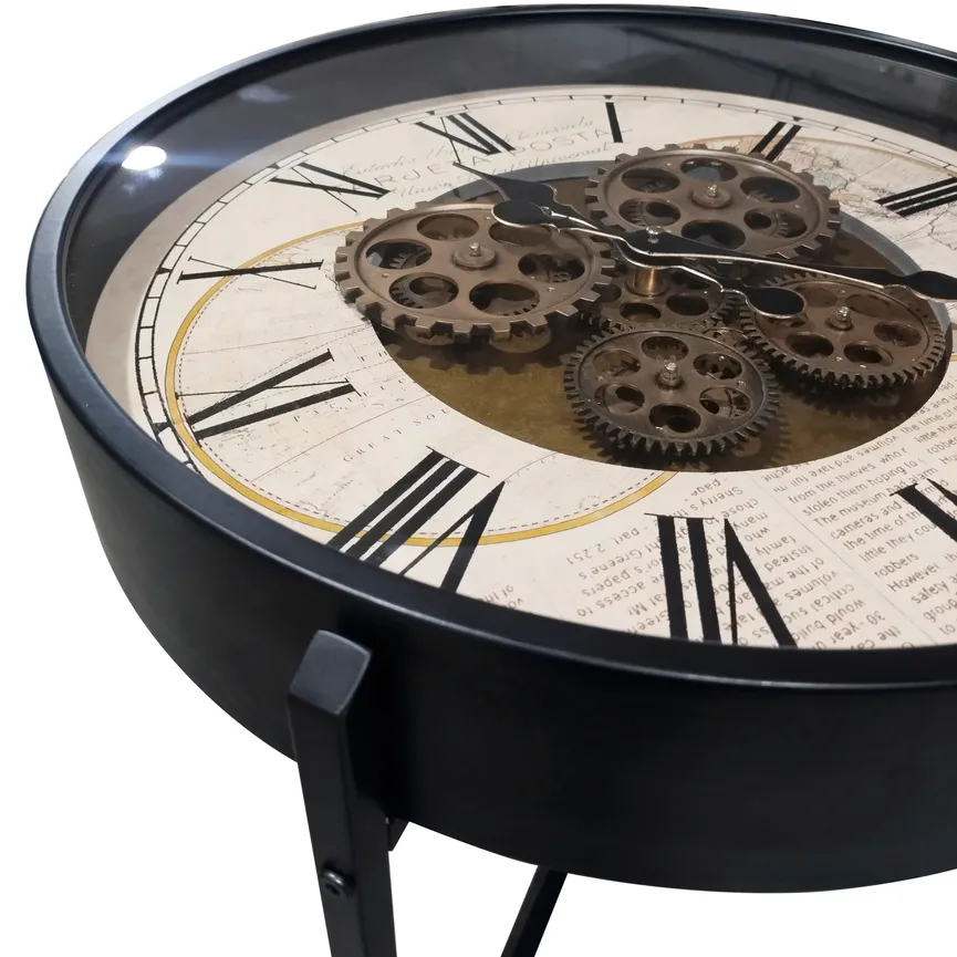 Beistelltisch mit Uhr detail