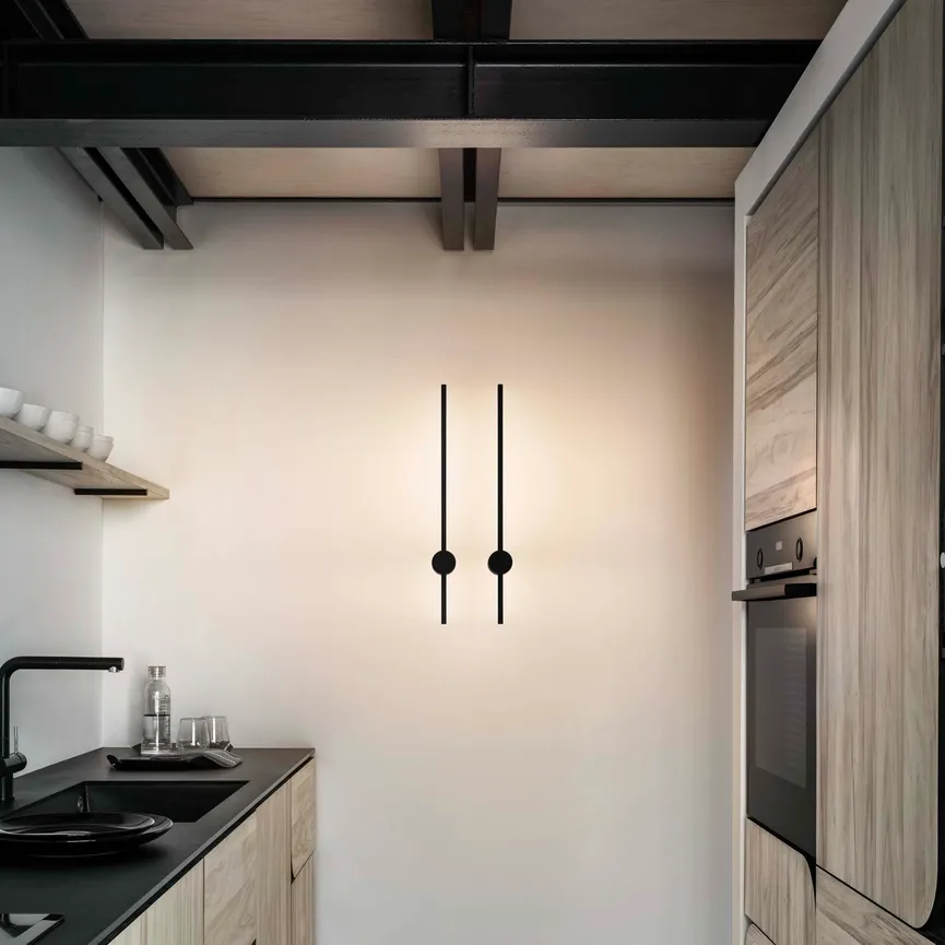 Wandleuchte "ESSENCE" AP NERO milieu