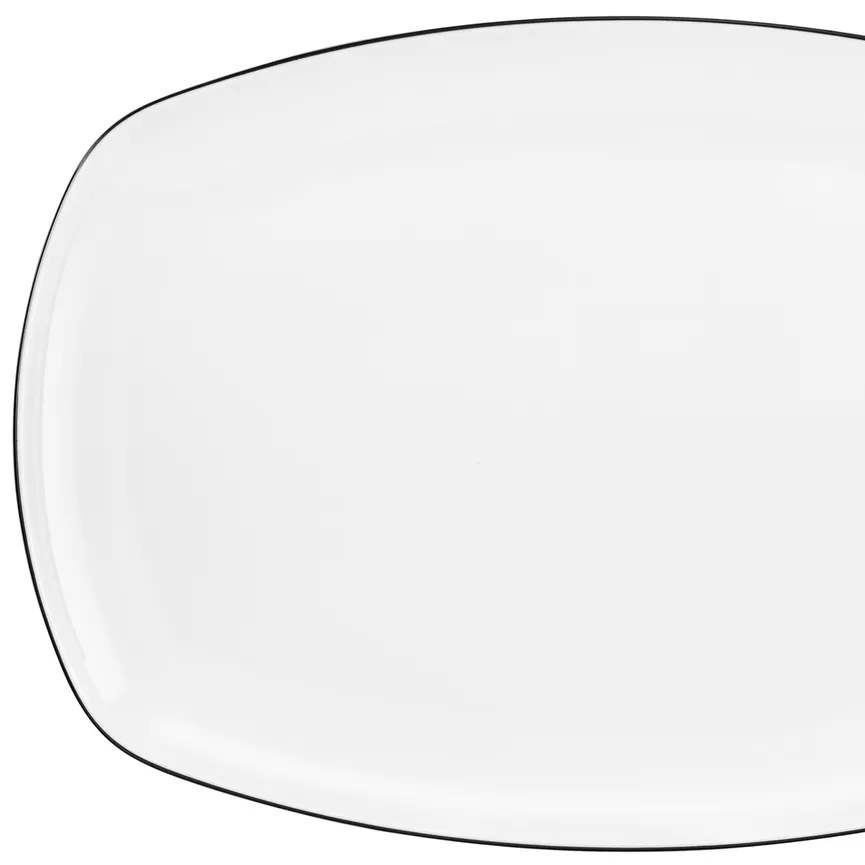 Servierplatte "Lido" weiß detail