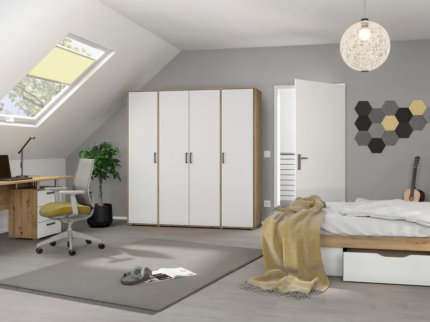 Drehtürenschrank 4-trg. milieu