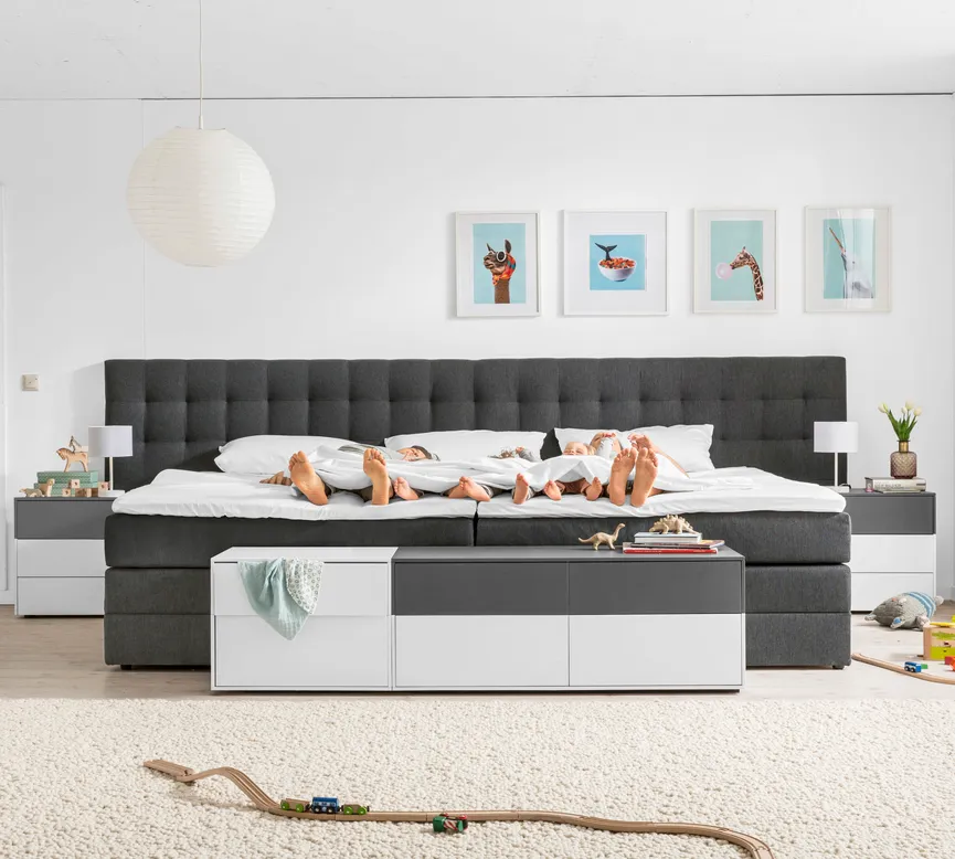 Boxspringbett (Familienbett) hauptaufnahme