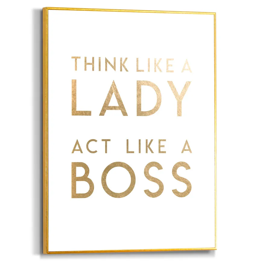 Bild gerahmt "Lady Boss" hauptaufnahme