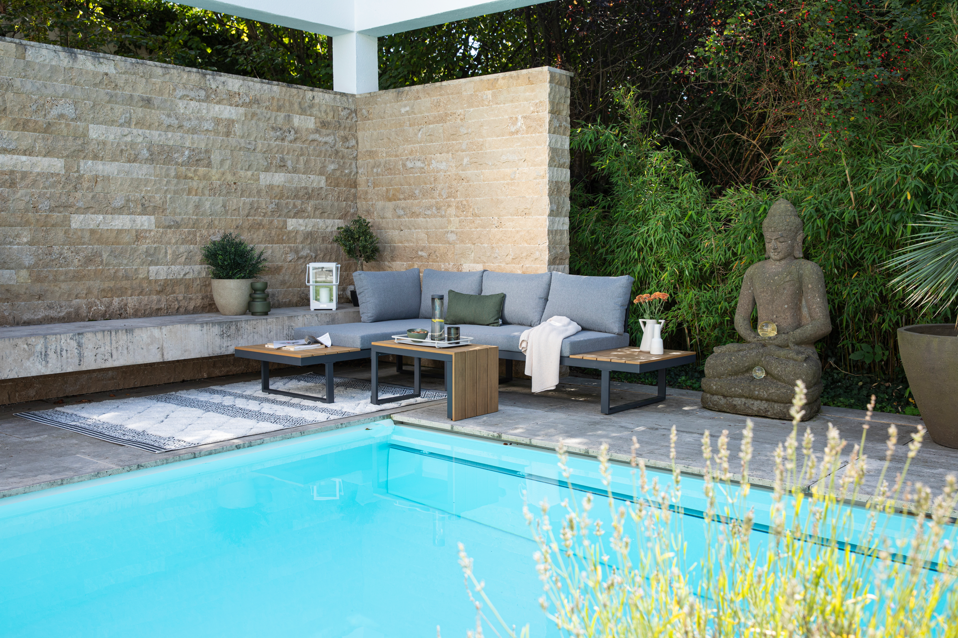 Lounge 3teilig milieu