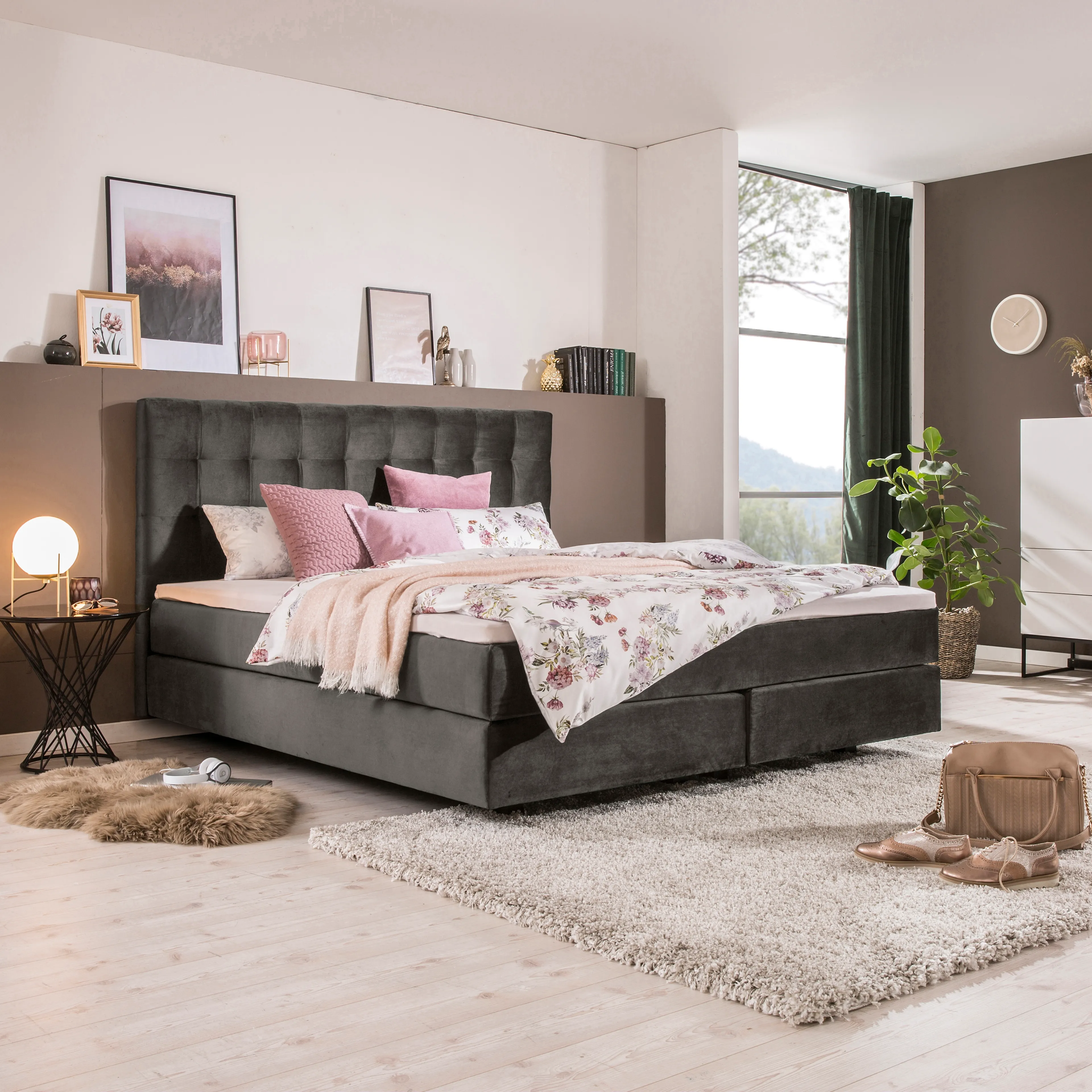 Boxspringbett Lund 140 x 200 cm