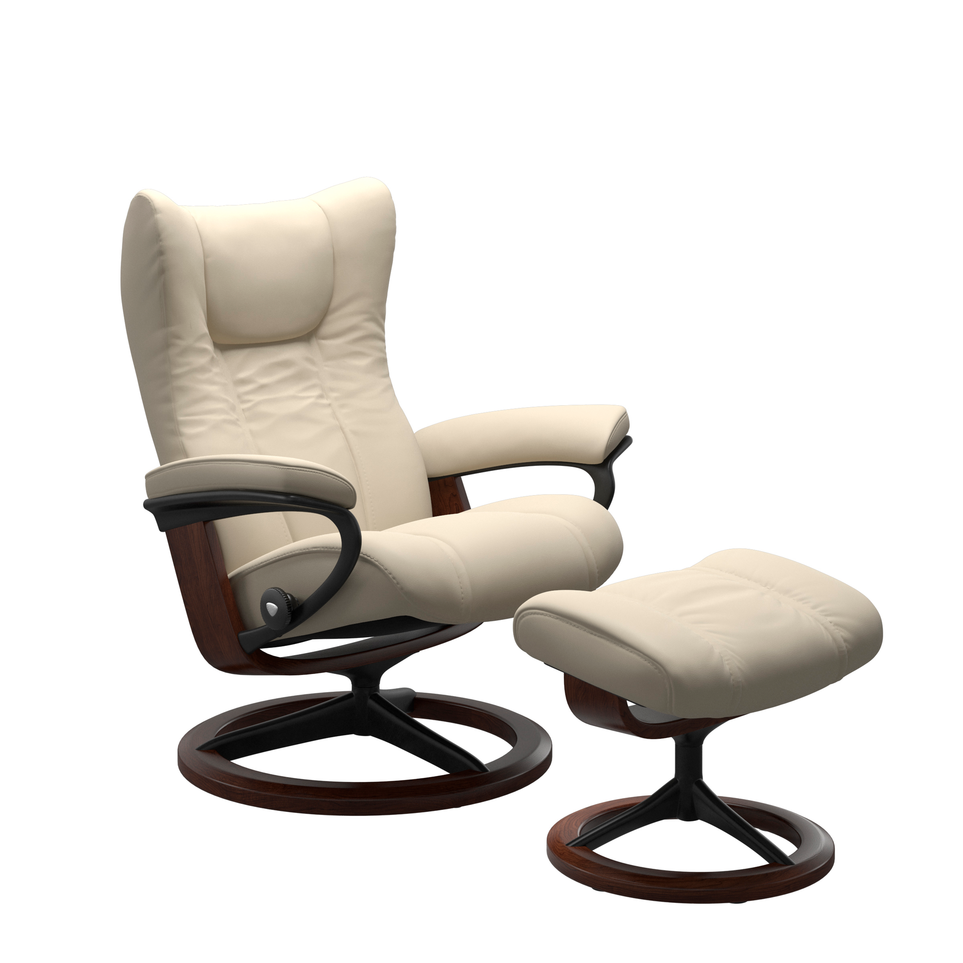 Sessel mit Hocker