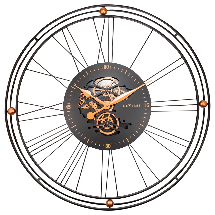 Quarzwanduhr "Wire Gear Clock" hauptaufnahme