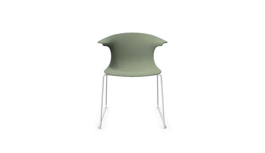 Stuhl Sledge white detail