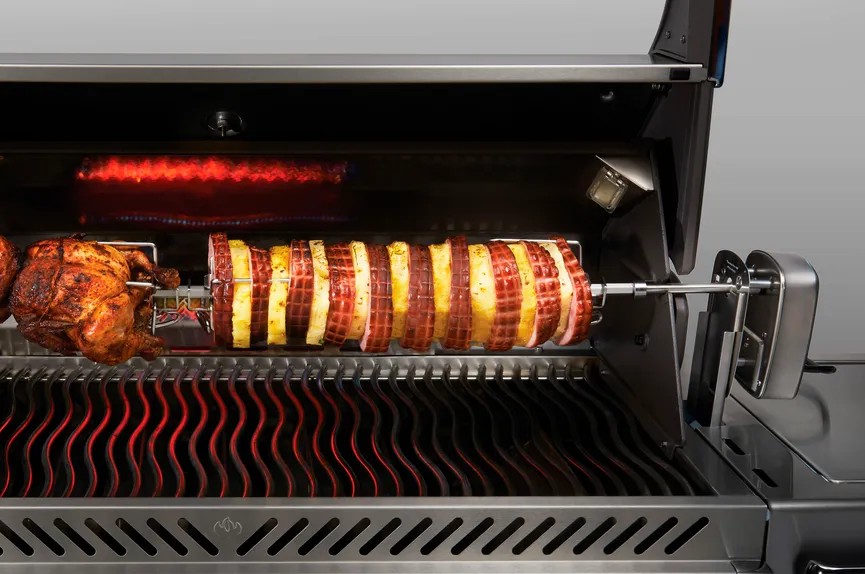 Edelstahl Rotisserie Comm. milieu