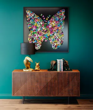 Wandobjekt 120 x 120 cm