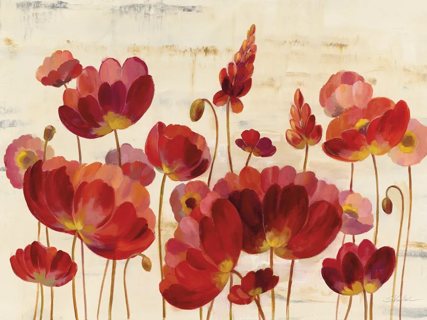 Red Flowers on Marble hauptaufnahme