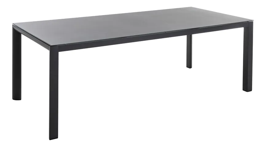 Tisch Hellgrau 220x100 cm hauptaufnahme