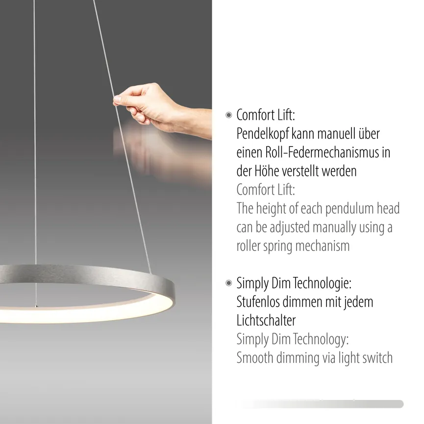 Pendelleuchte "Hoop" detail