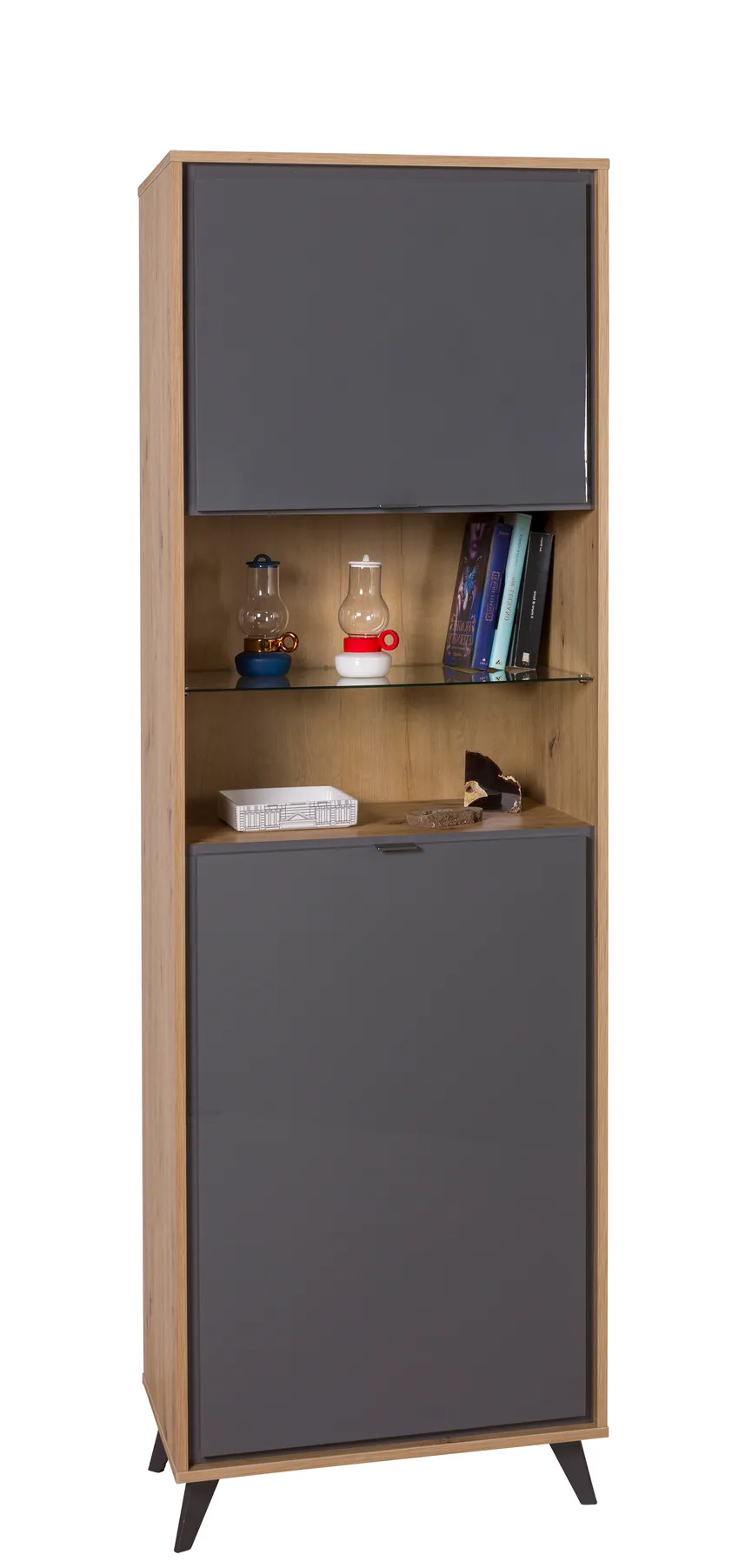 Vitrine 2-trg., milieu