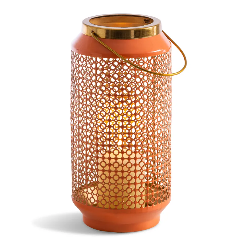 Laterne apricot-gold detail