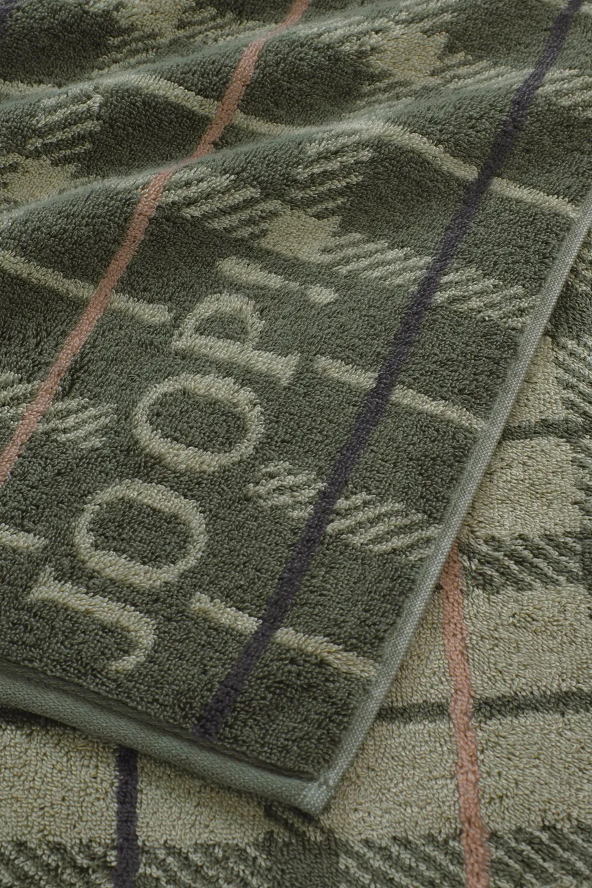 Duschtuch Contour Checked detail