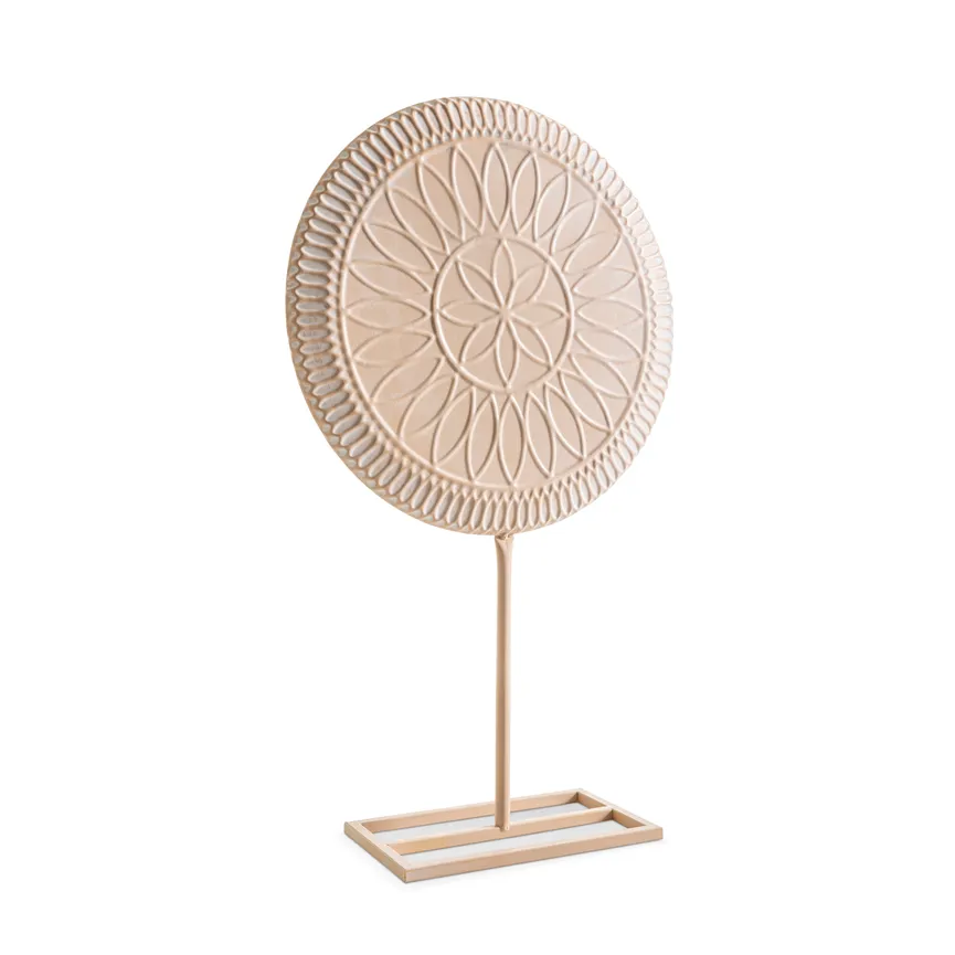 Dekoobjekt "Teller" beige detail