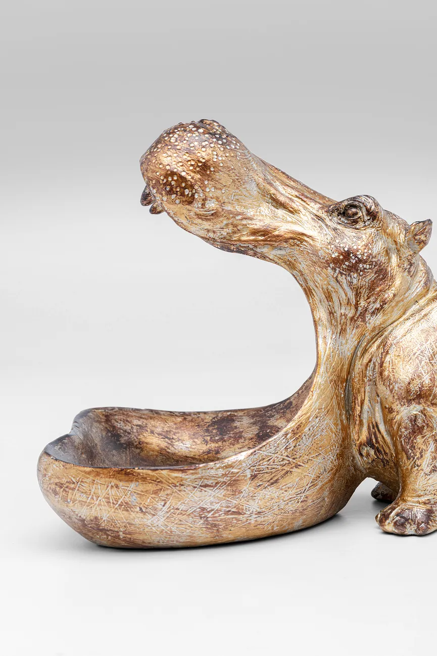 Figur "Hungry Hippo" Nilpferd detail