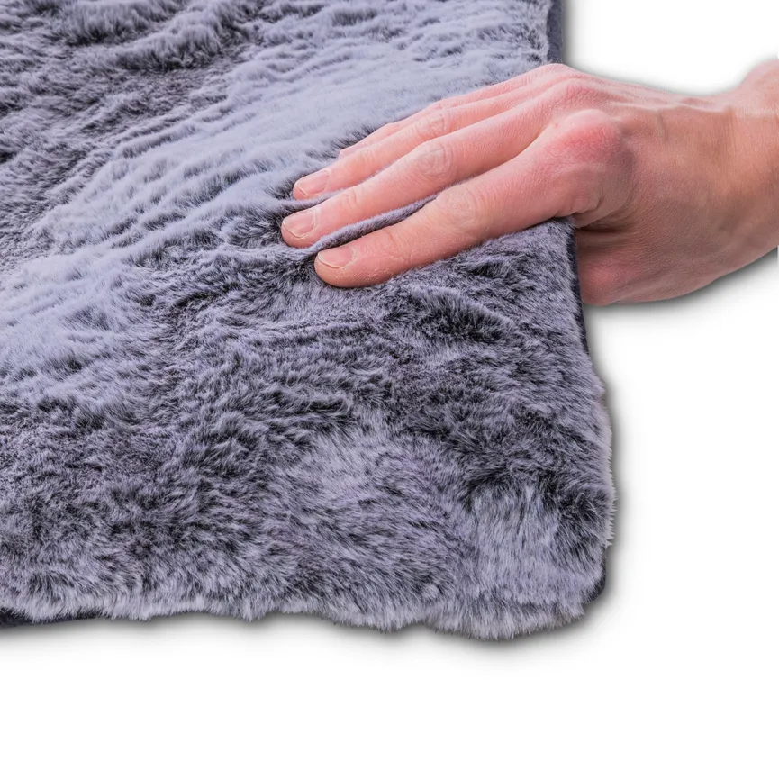 Fellteppich melange detail