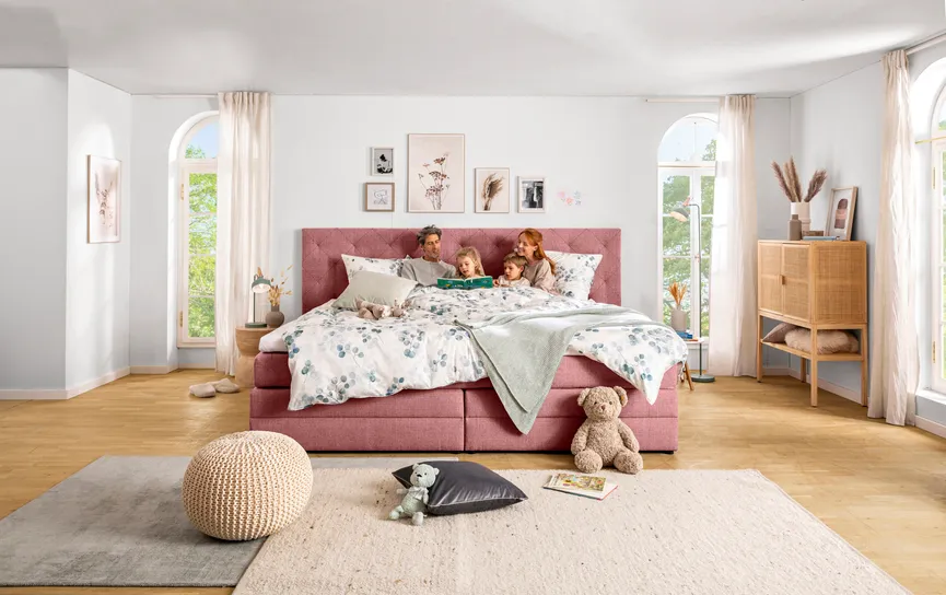 Boxspringbett (Familienbett) detail