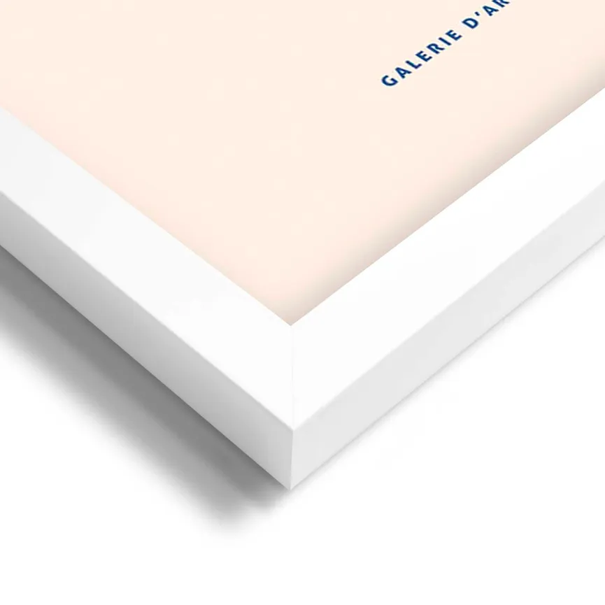 Bild gerahmt "Blue Vase" detail