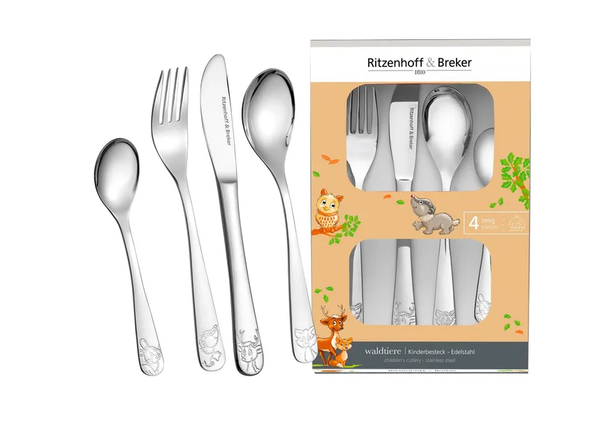 Kinderbesteck "Waldtiere" detail