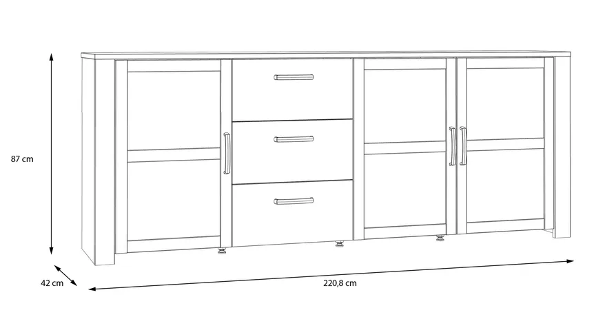 Sideboard detail