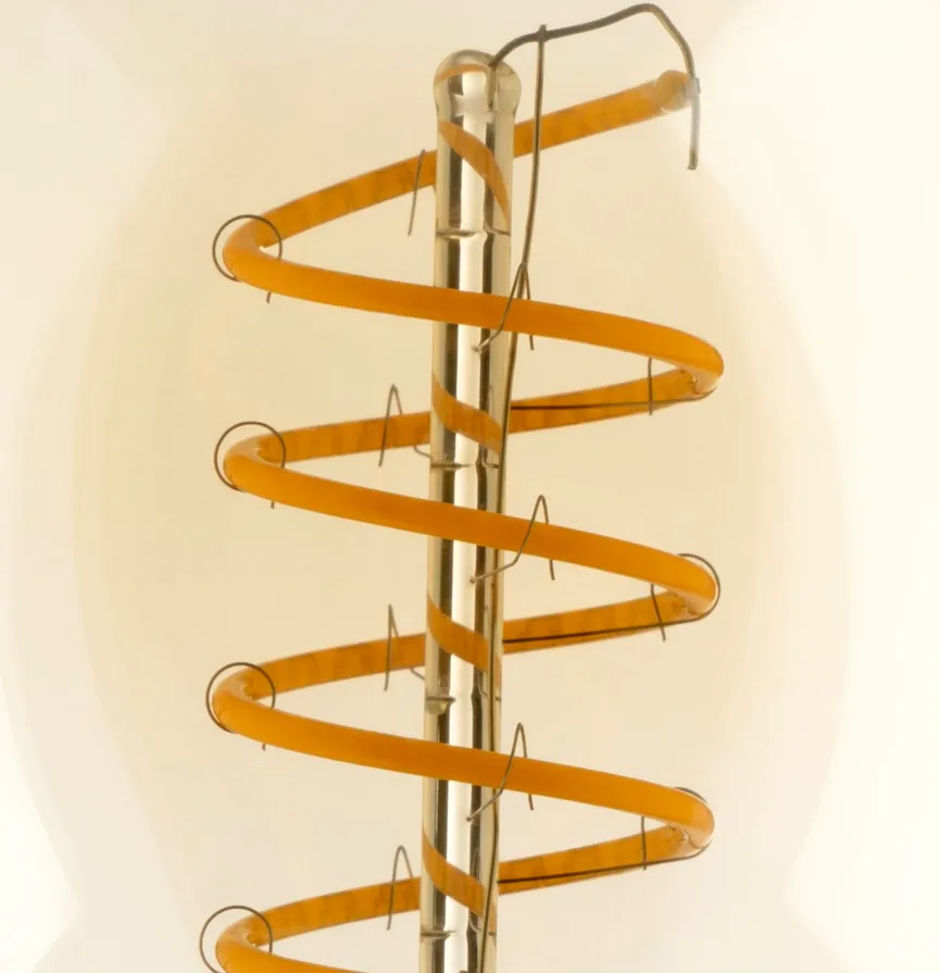 E27/4 Watt LED amber detail