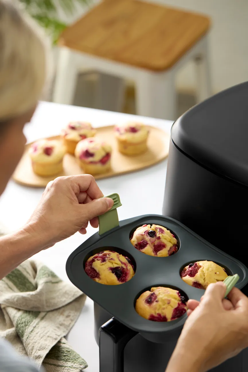 Muffinform grau milieu