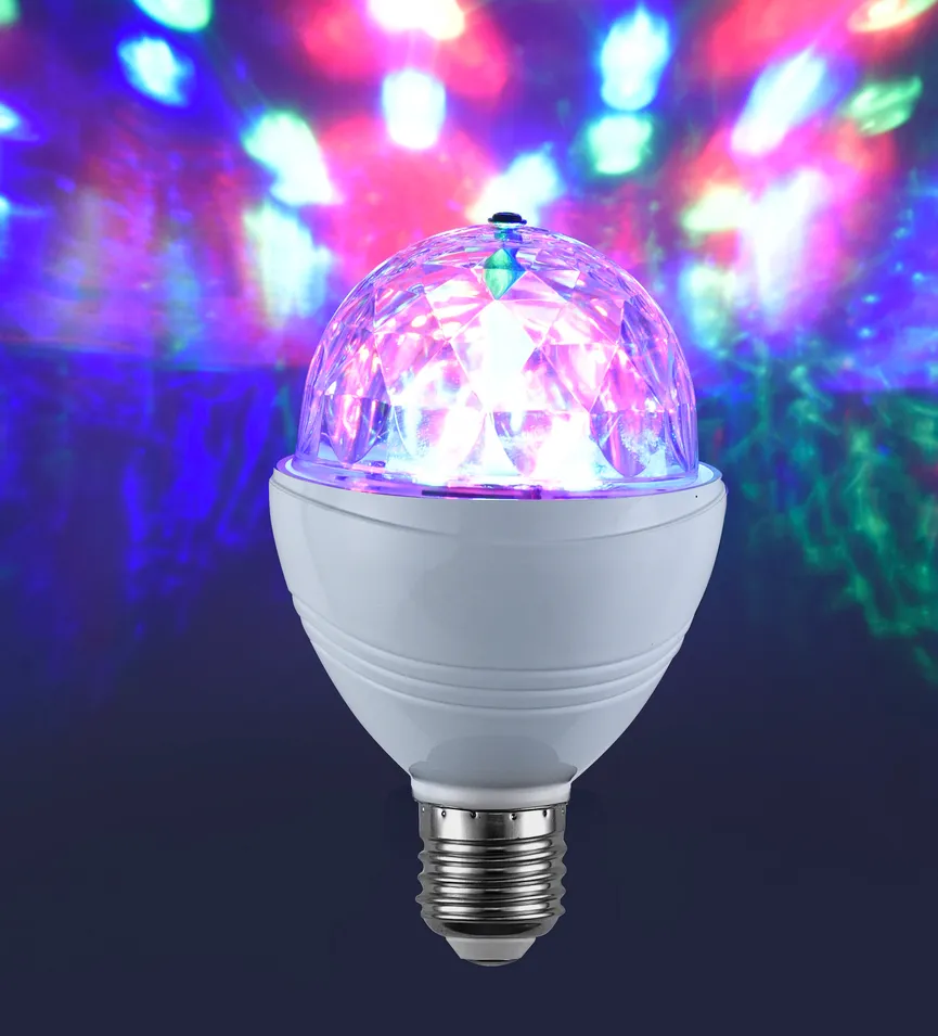 E27/3W LED Disco Kugel detail